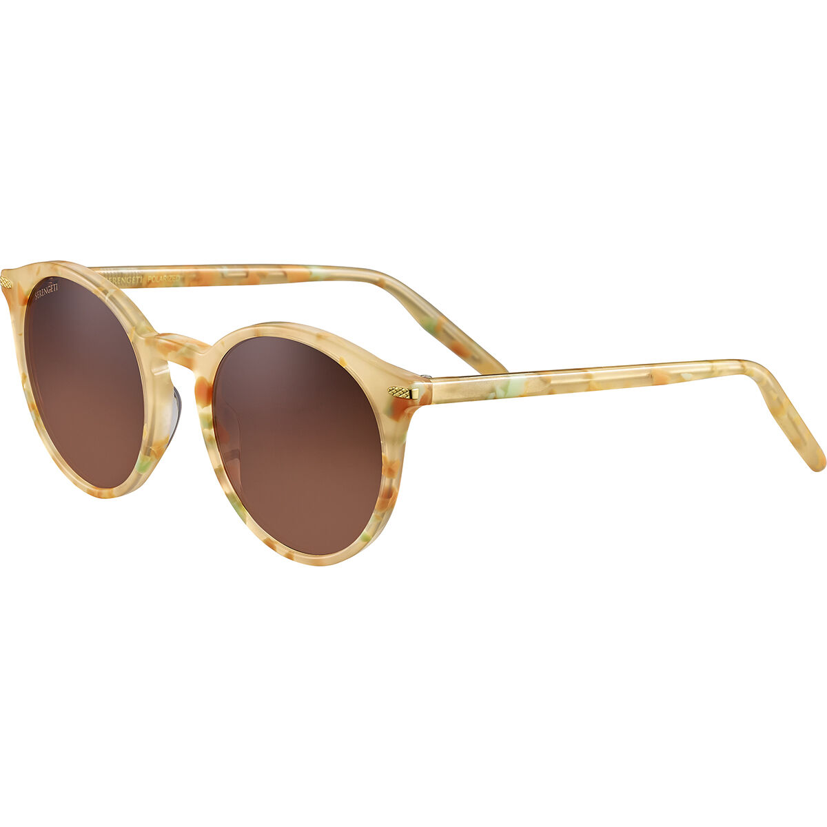 LEONORA, Shiny Peach Marble-Mineral Polarized Drivers Gradient Cat 2 to 3, hi-res image number null